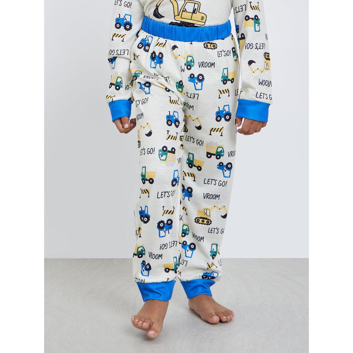 طقم من بنطال بيجاما وبلوزة بطبعة جرافيك-boys-clothing-nightwear-image-6