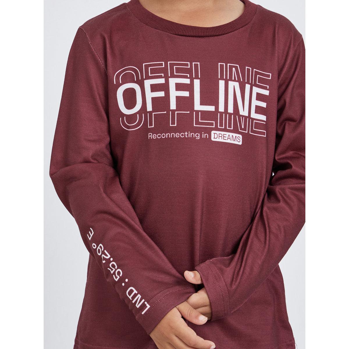 Styli Boys Slogan T-Shirt and Pyjama Set-boys-clothing-nightwear-image-3