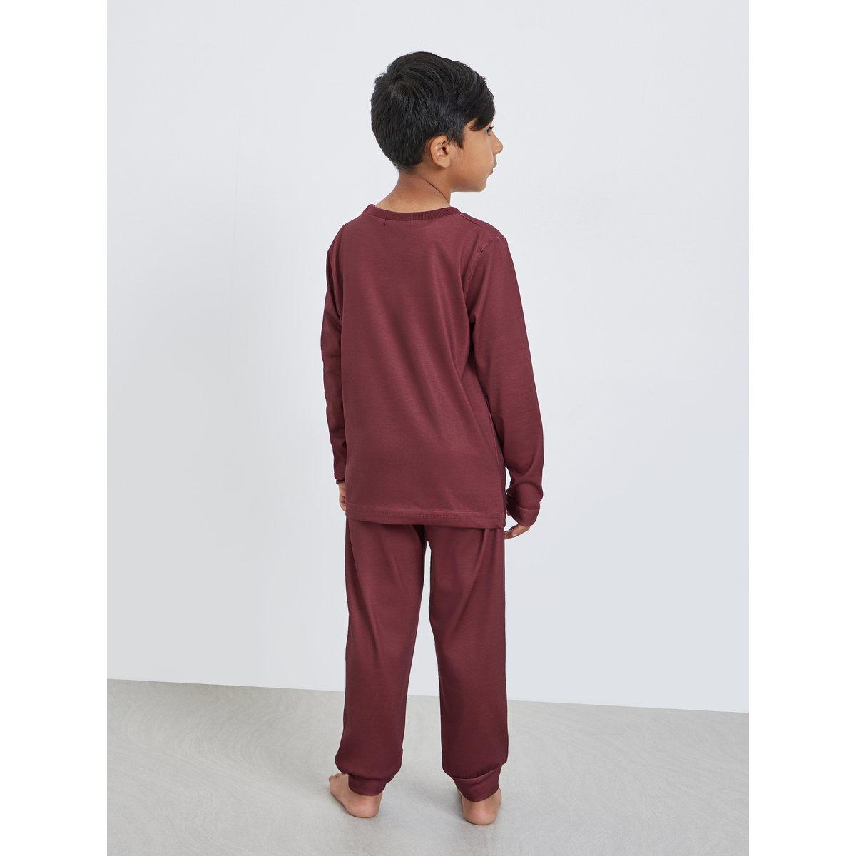 Styli Boys Slogan T-Shirt and Pyjama Set-boys-clothing-nightwear-image-4