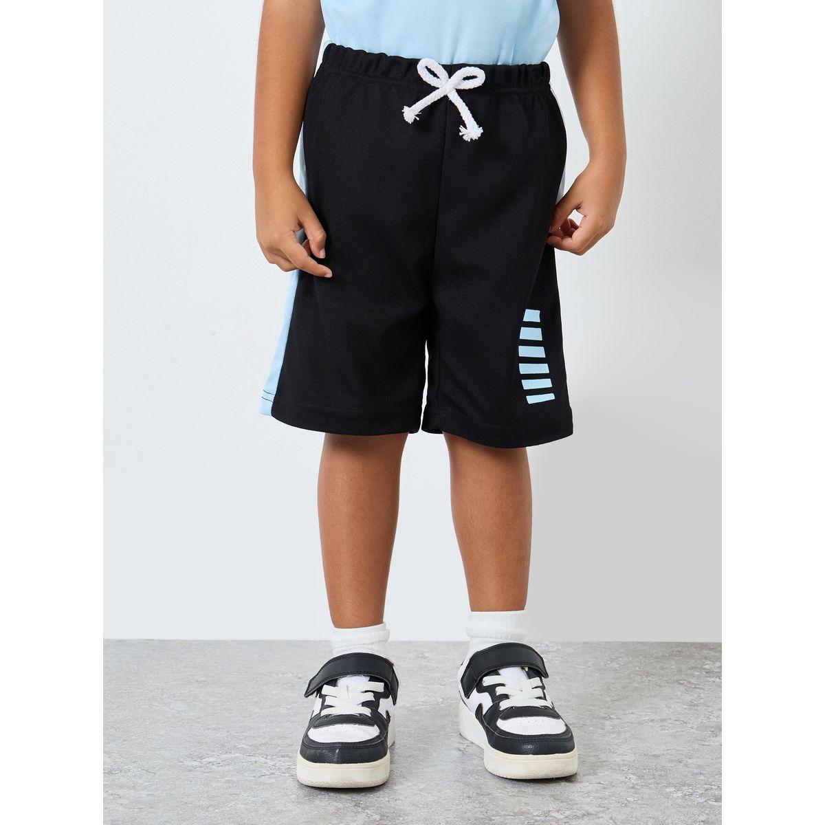 Styli Striped Print T-Shirt and Shorts Set-boys-clothing-setsandcoords-image-5