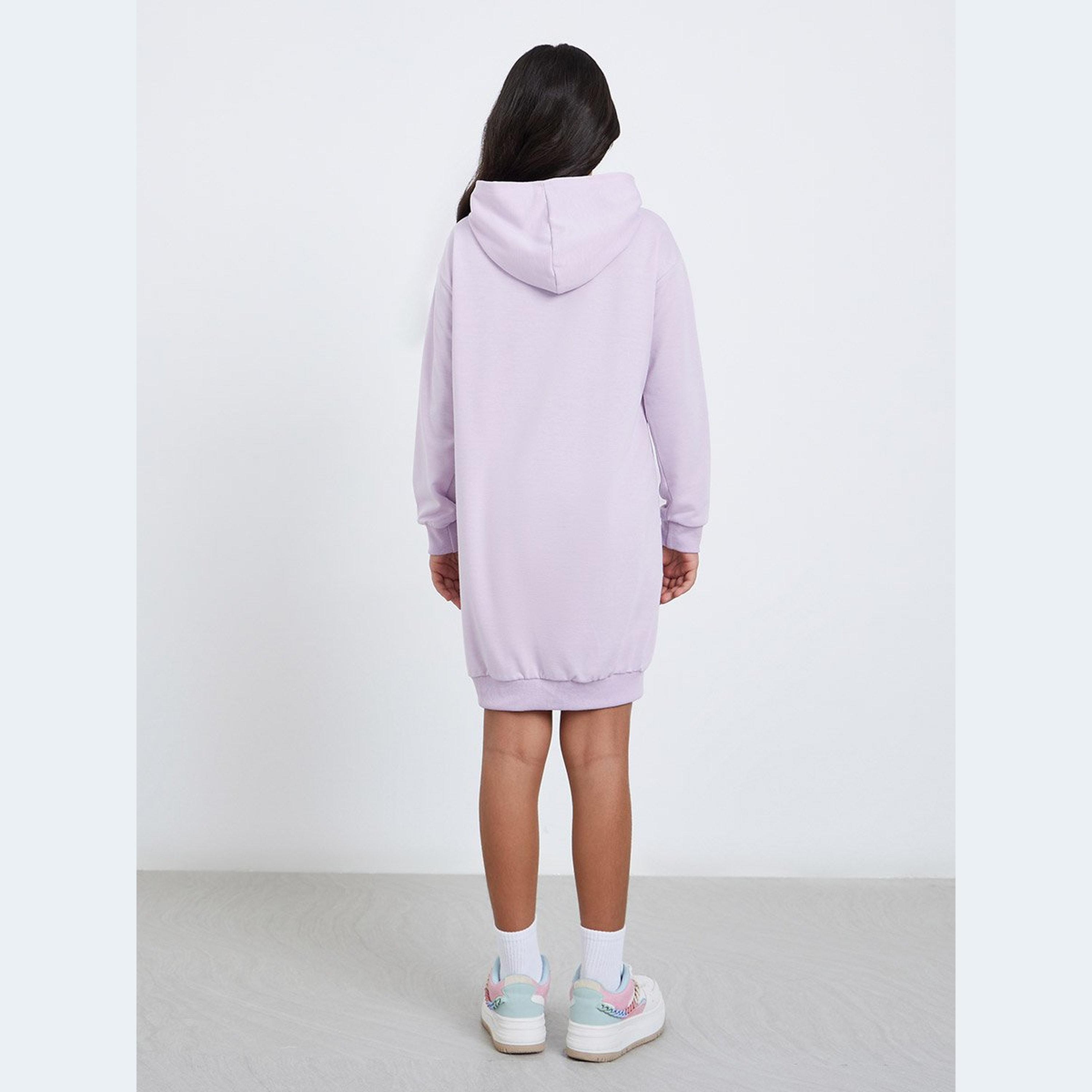 فستان سويت شيرت بياقة هودي-girls-clothing-dressesandjumpsuits-image-4