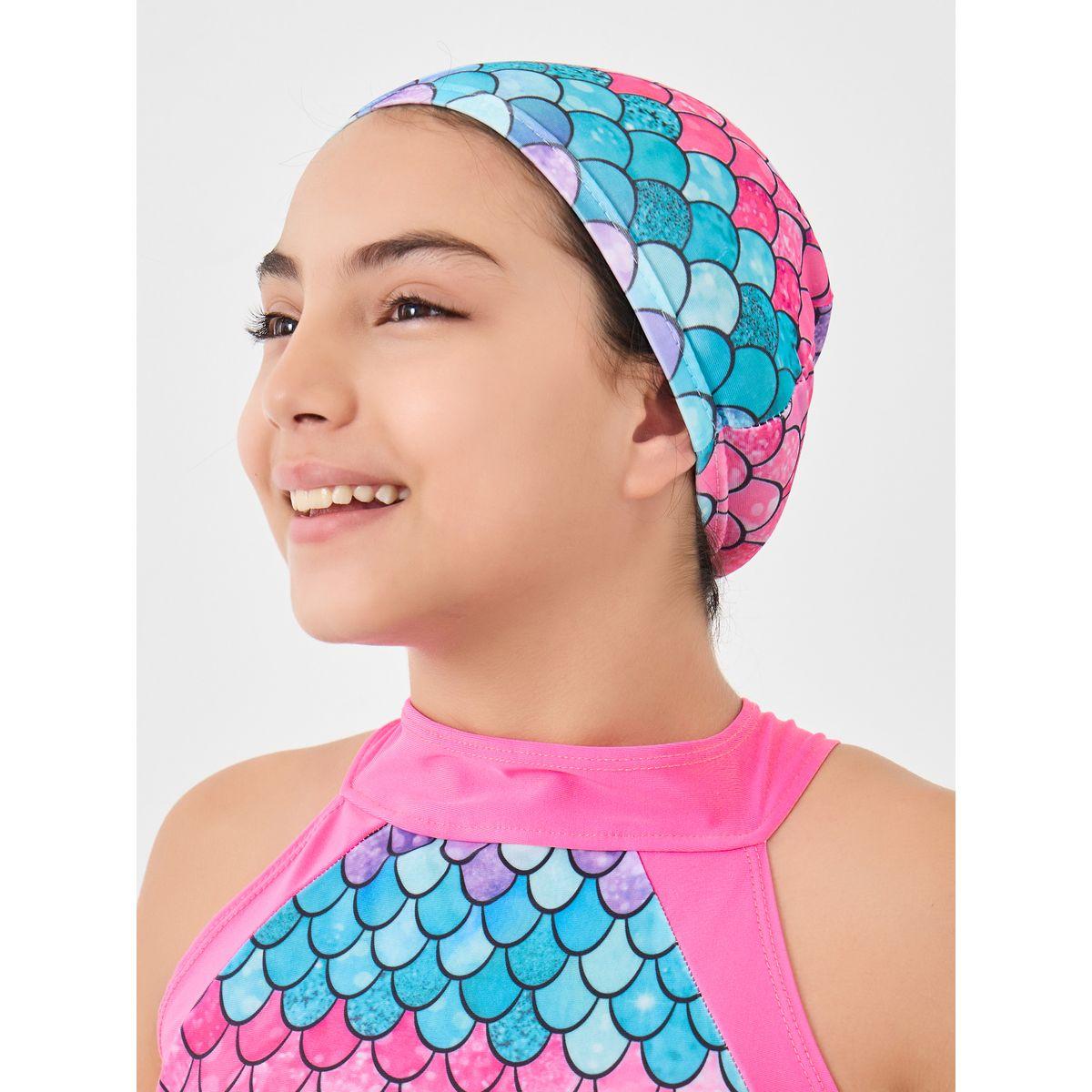 Styli All Over Print Swimsuit and Cap Set-girls-clothing-sportswear-sets-image-3