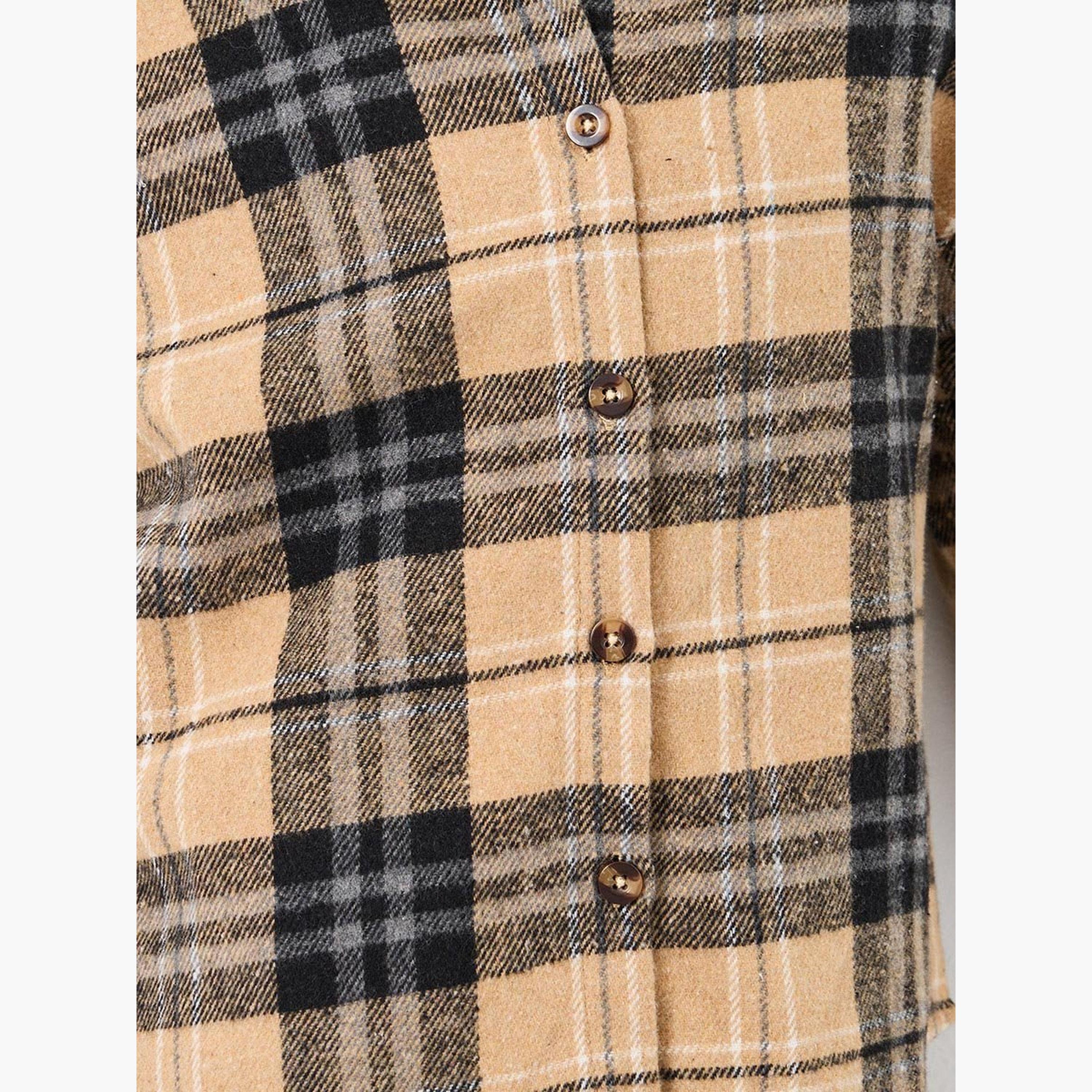 Styli Girls Checkered Flannel Shirt-girls-clothing-blousesandshirts-image-4