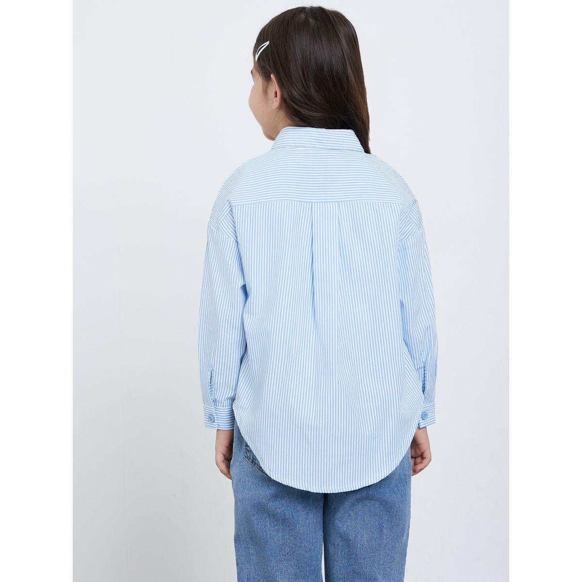 مجموعة من 2 بلوزة مخططة وبلوزة سادة بلا أكمام-girls-clothing-blousesandshirts-image-7