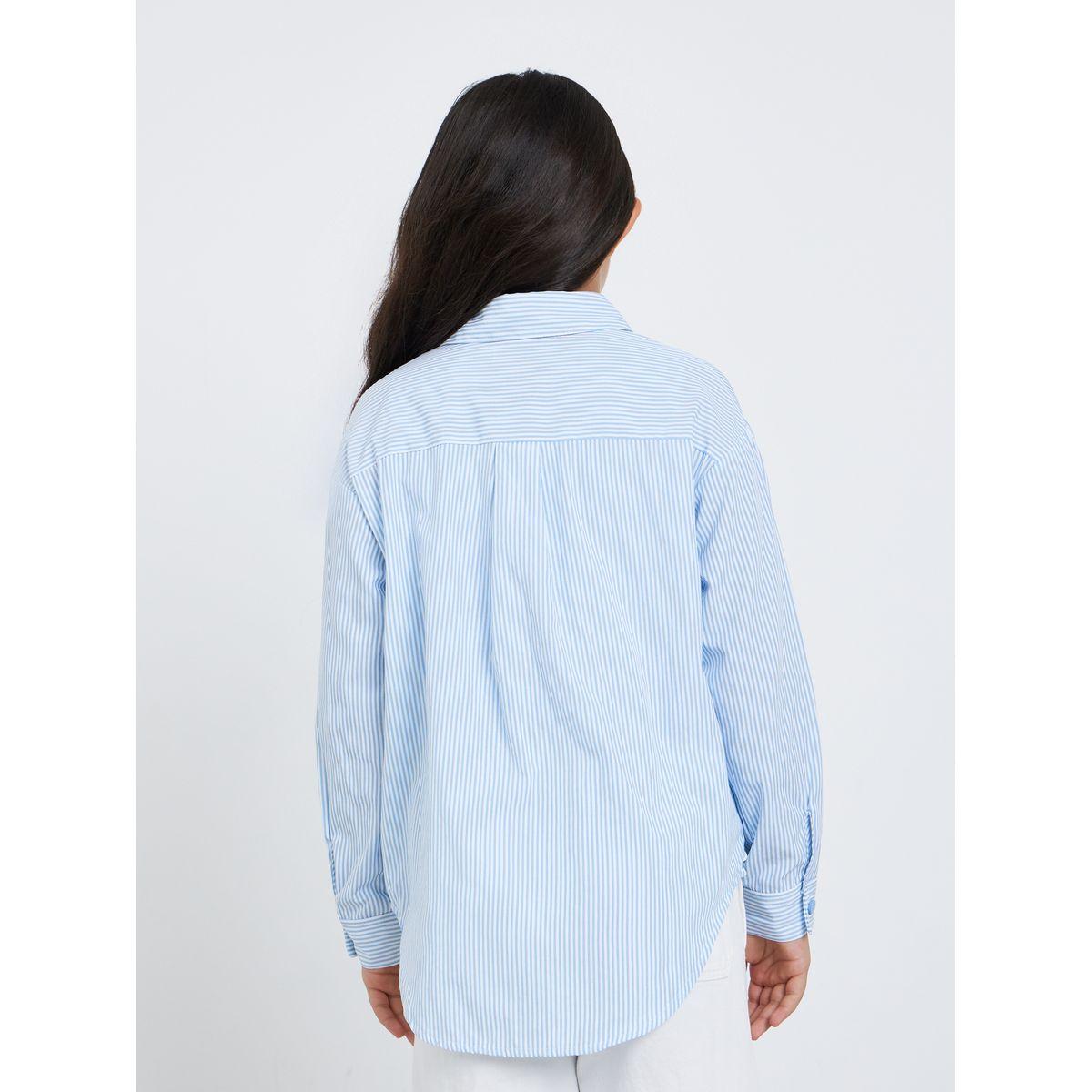 مجموعة من 2 بلوزة مخططة وبلوزة سادة بلا أكمام-girls-clothing-blousesandshirts-image-6