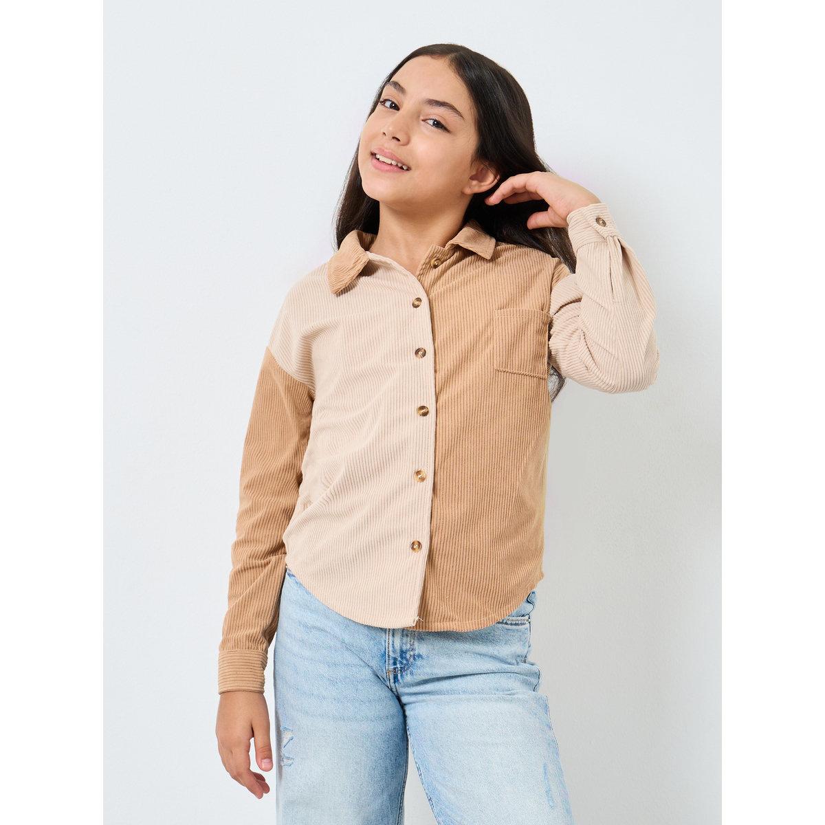 بلوزة بنمط كُتل الألوان-girls-clothing-blousesandshirts-image-1