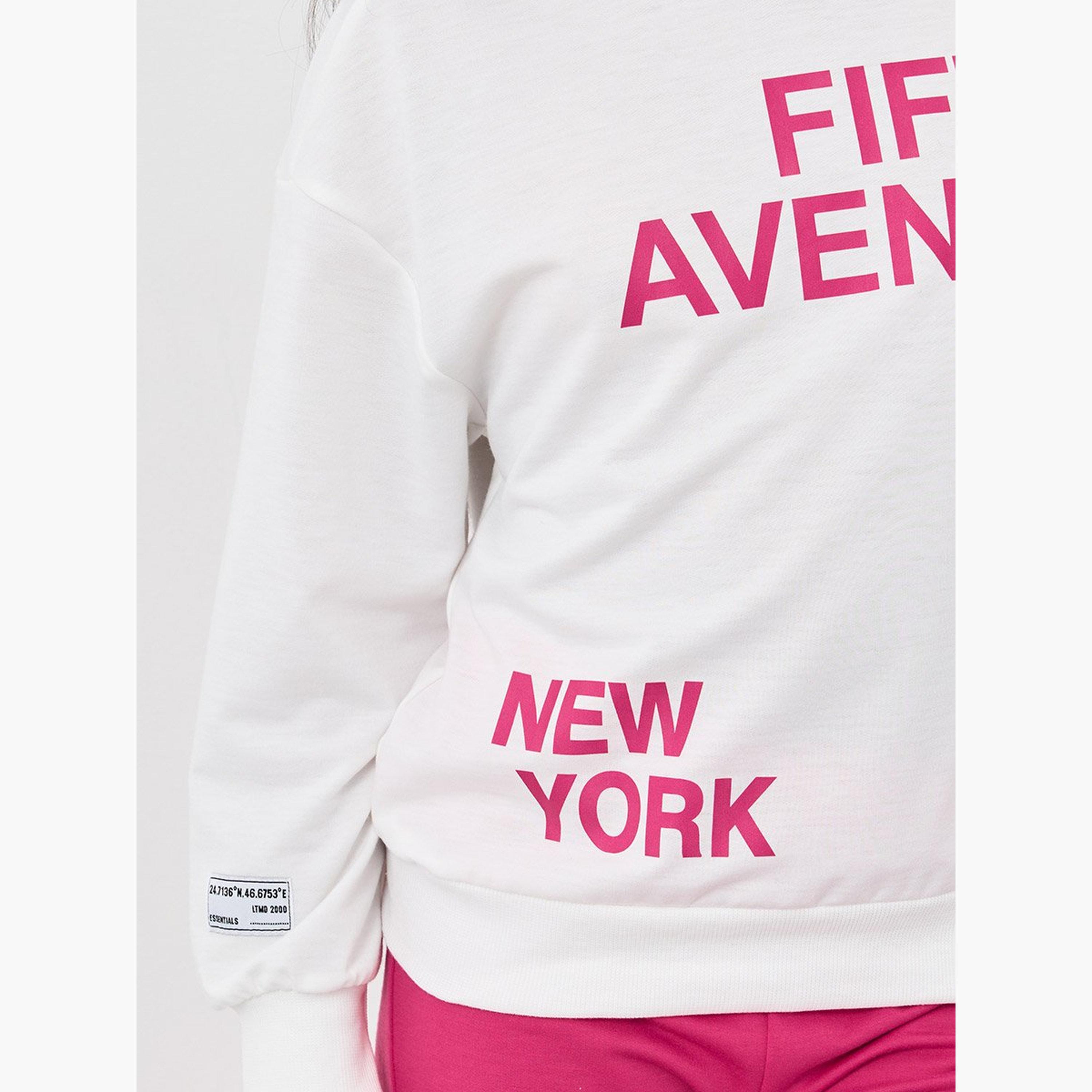 Styli Teen Fifth Avenue Print Sweatshirt and Trousers Set-girls-clothing-setsandcoords-image-3