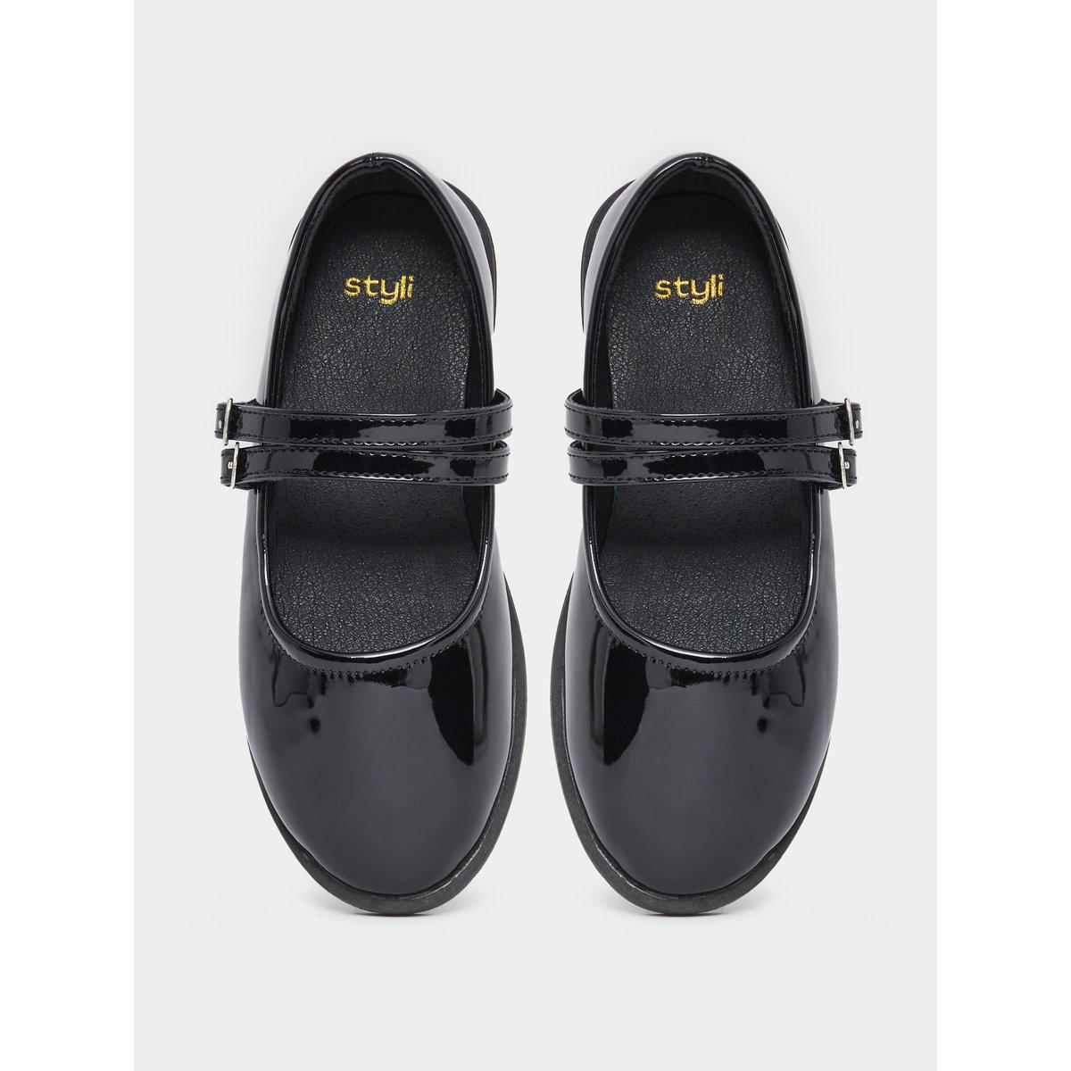 حذاء ماري جين بملمس جلد صناعي-girls-shoes-ballerinas-image-5