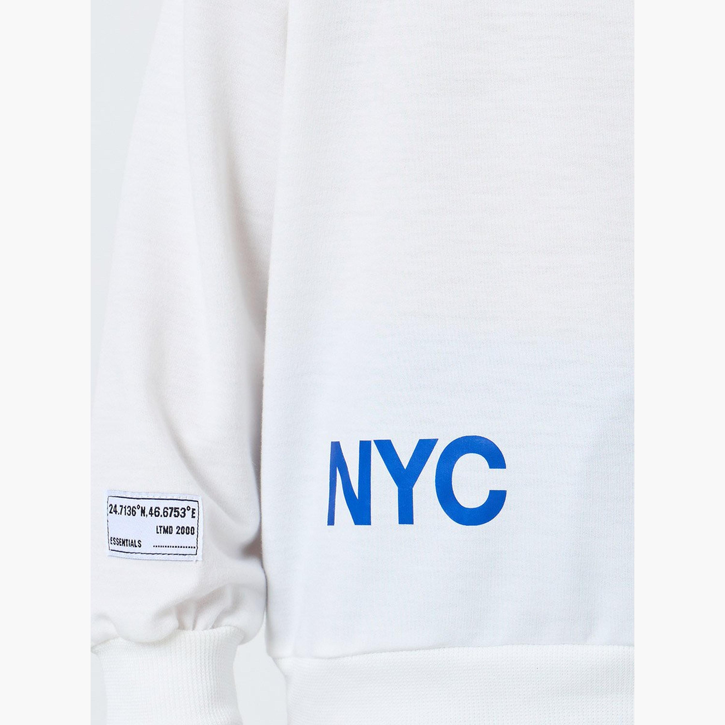 Styli Girls Central Park Print Sweatshirt and Trousers Set-girls-clothing-setsandcoords-image-3