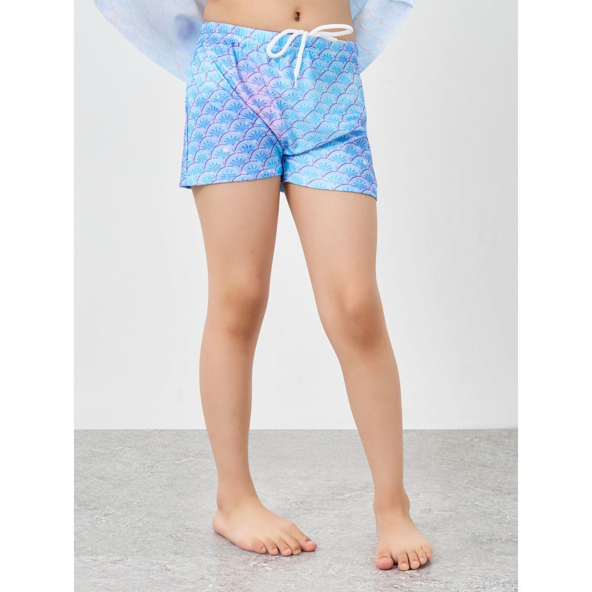بدلة سباحة بنمط فستان مع شورت-sports-girls-clothing-sets-image-5