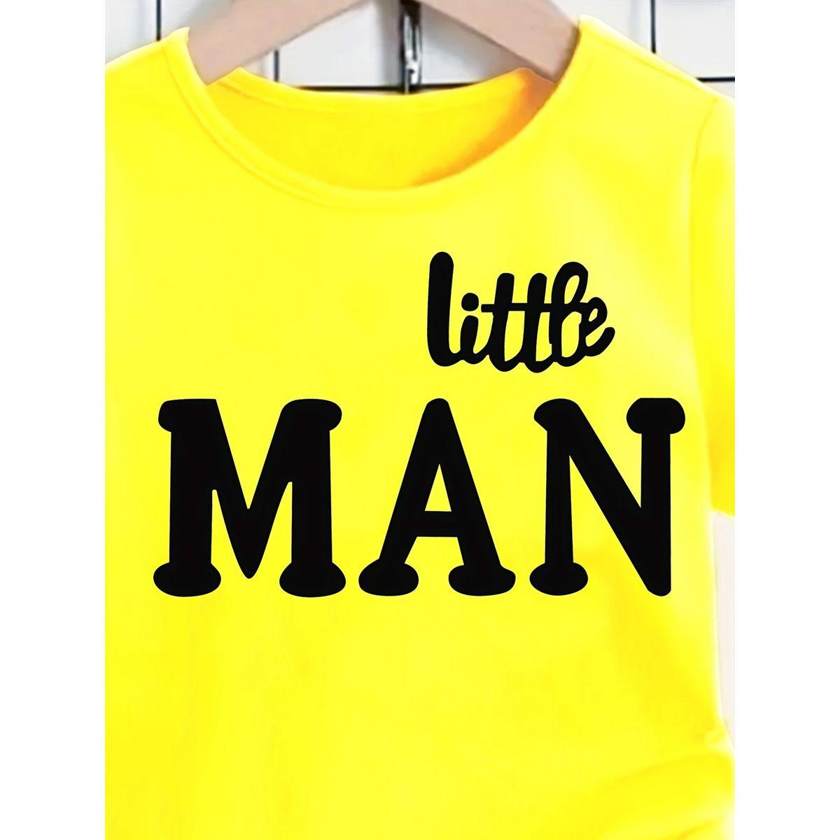 Styli Boys Slogan Print T-Shirt and Shorts Set-boys-clothing-setsandcoords-image-3
