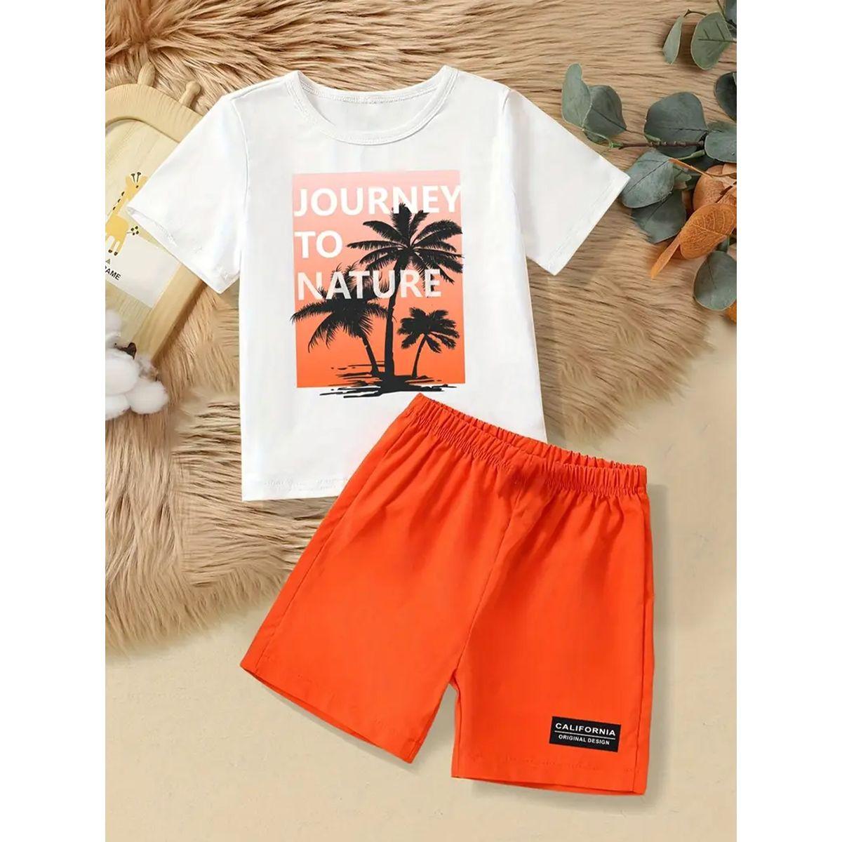 Styli Boys Graphic T-Shirt and Shorts Set-boys-clothing-setsandcoords-image-2