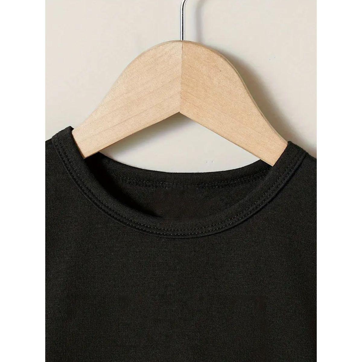 Styli Boys Black Bear Graphic T-Shirt and Shorts Set-boys-clothing-setsandcoords-image-5