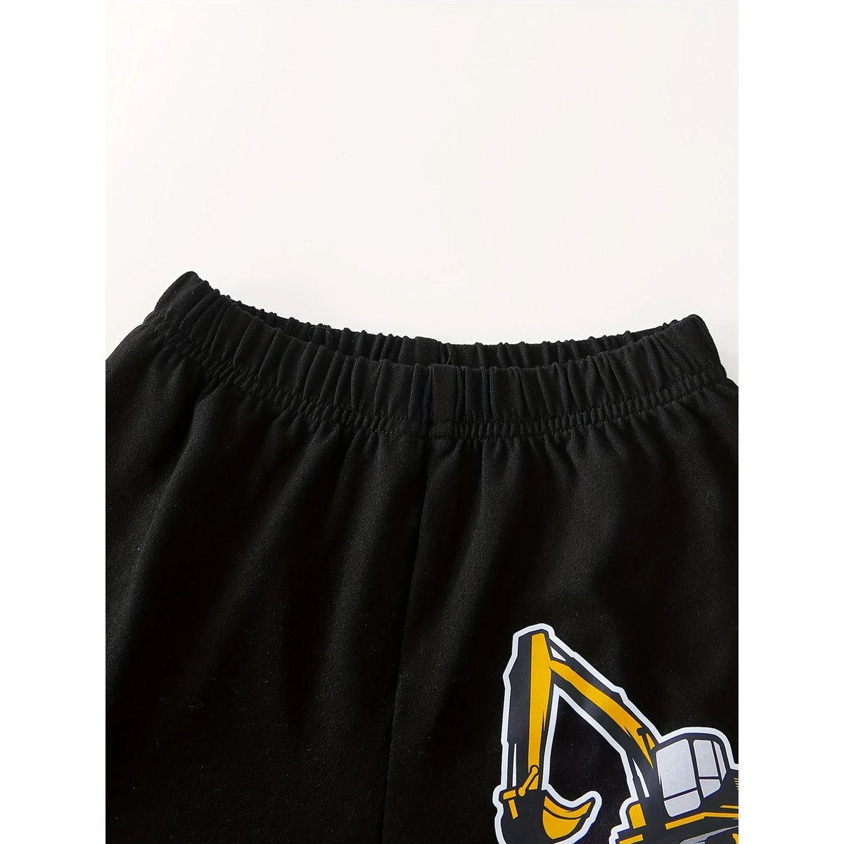 Styli Boys Vehicle Graphic T-Shirt and Shorts Set-boys-clothing-setsandcoords-image-3