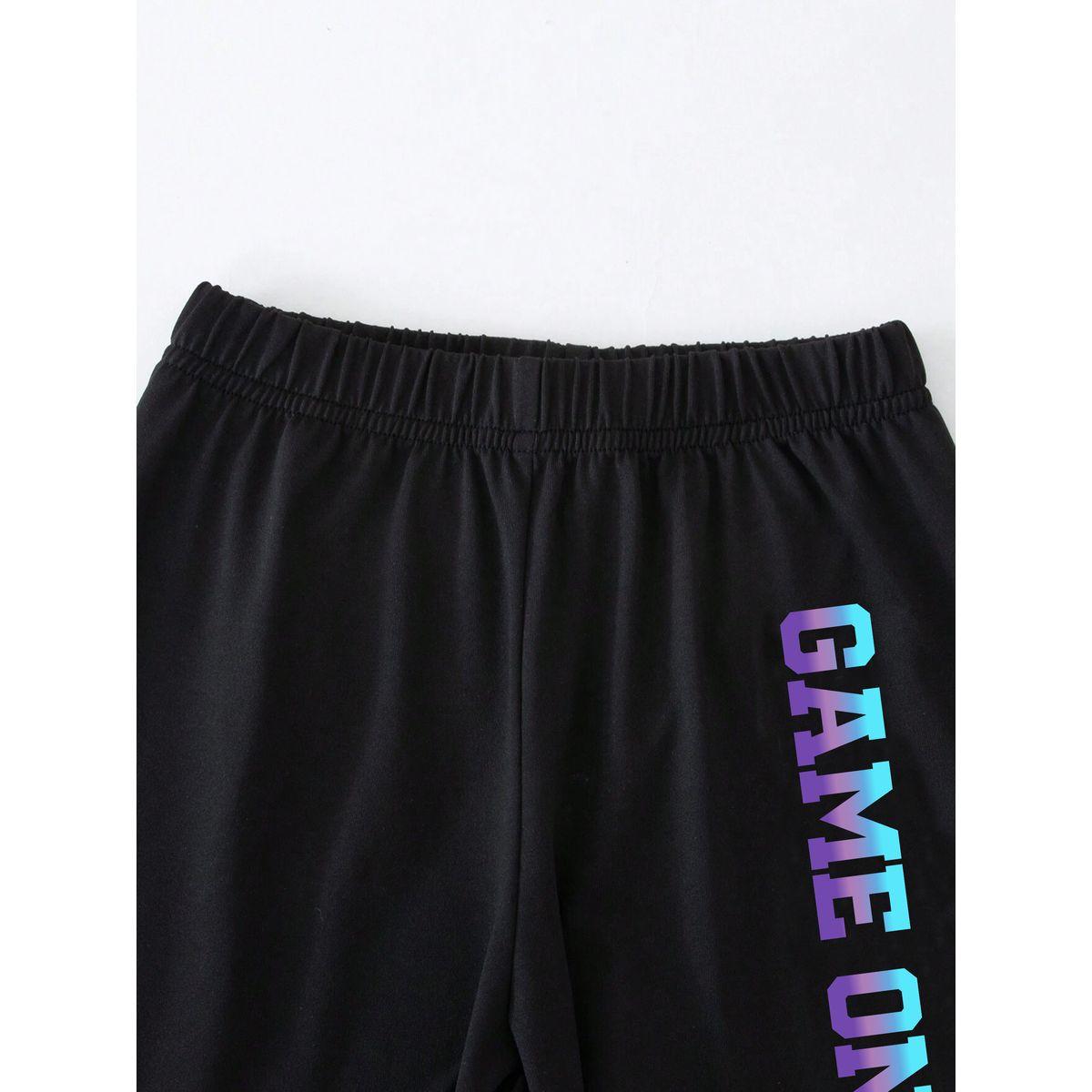 طقم منسق من شورت وتيشيرت بطبعة جرافيك-boys-clothing-setsandcoords-image-4