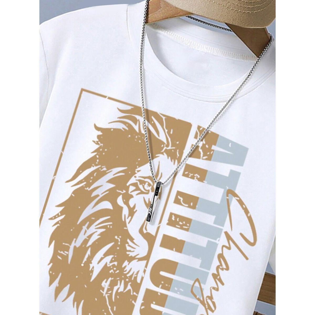 طقم منسق من شورت وتيشيرت بطبعة جرافيك-boys-clothing-setsandcoords-image-4