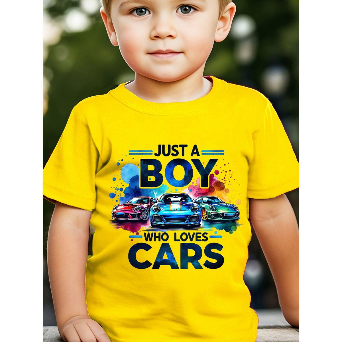 Styli Boys Yellow Car Graphic Print T-Shirt-boys-clothing-tshirtsandpolos-image-1