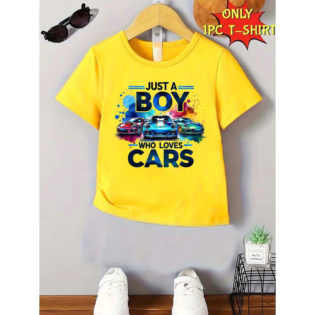Styli Boys Yellow Car Graphic Print T-Shirt-boys-clothing-tshirtsandpolos-image-3