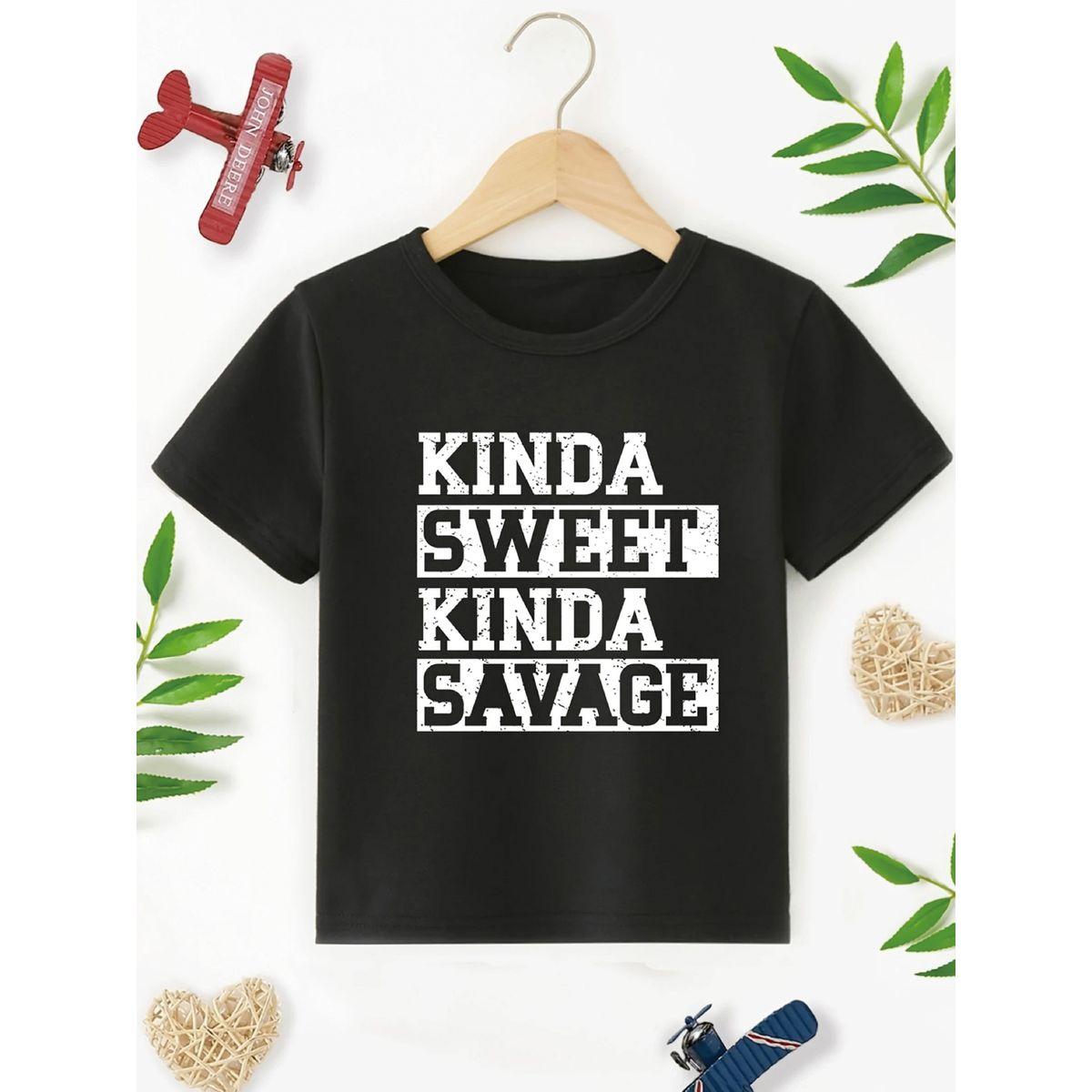 Styli Boys Slogan Print Round Neck T-Shirt-boys-clothing-tshirtsandpolos-image-1
