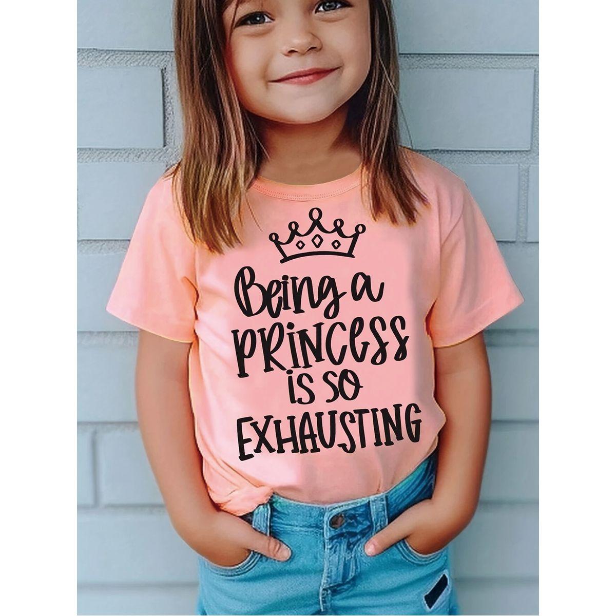 تيشيرت بطبعة جرافيك وياقة دائرية-girls-clothing-tshirts-image-1