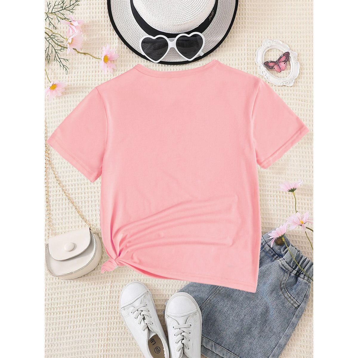Styli Girl Graphic Print Round Neck T-Shirt-girls-clothing-tshirts-image-3
