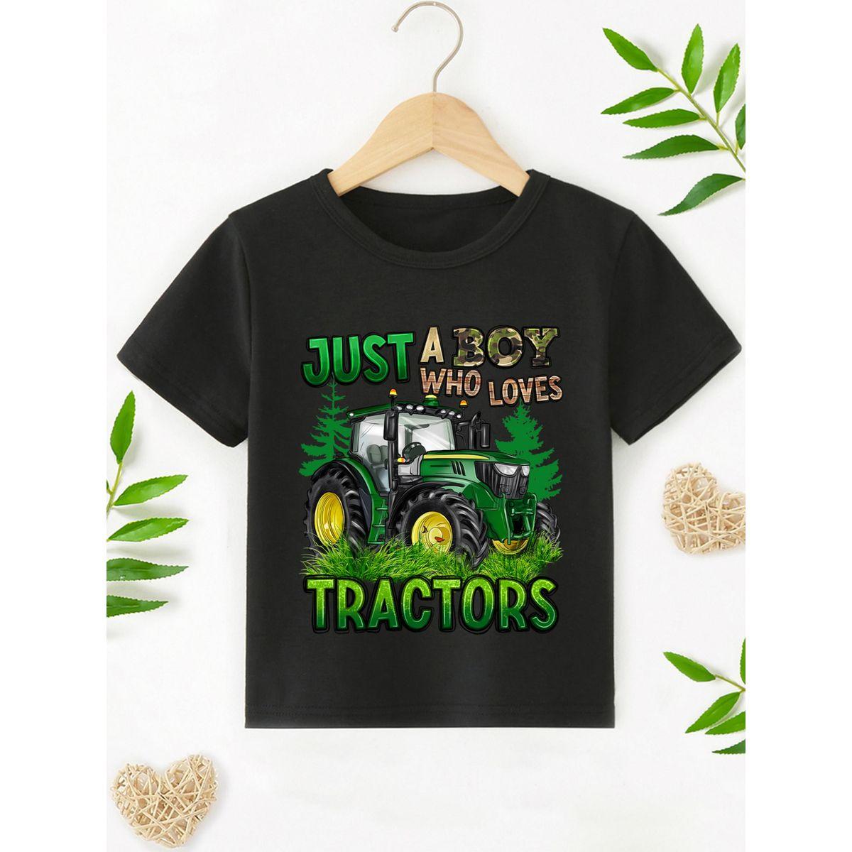 Styli Boys Tractor Graphic Round Neck T-Shirt-boys-clothing-tshirtsandpolos-image-1