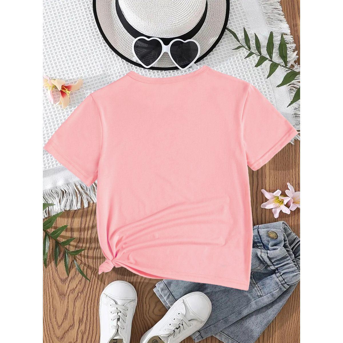 تيشيرت بطبعة جرافيك وياقة دائرية-girls-clothing-tshirts-image-3
