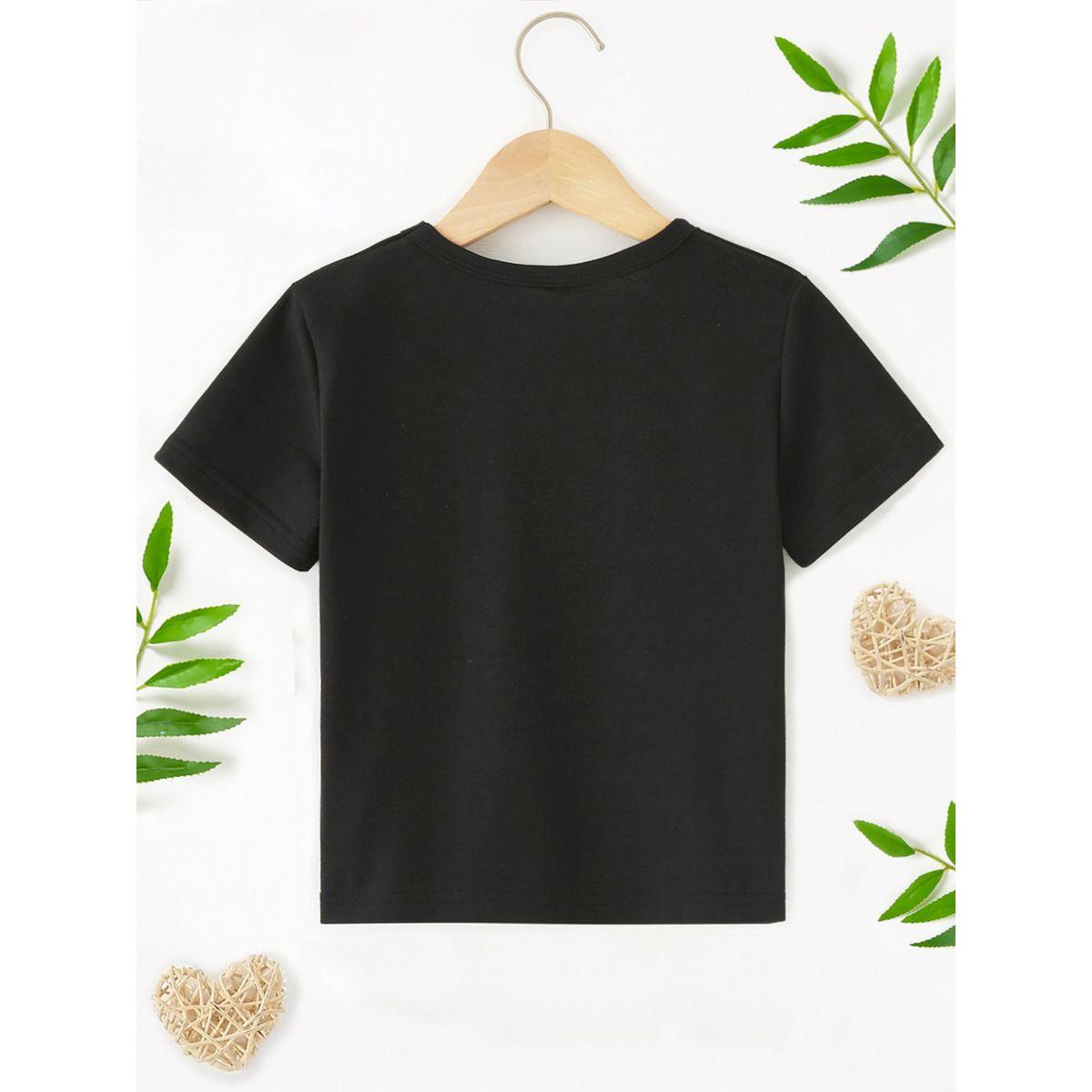 Styli Boys Black Dinosaur Graphic T-Shirt-boys-clothing-tshirtsandpolos-image-2