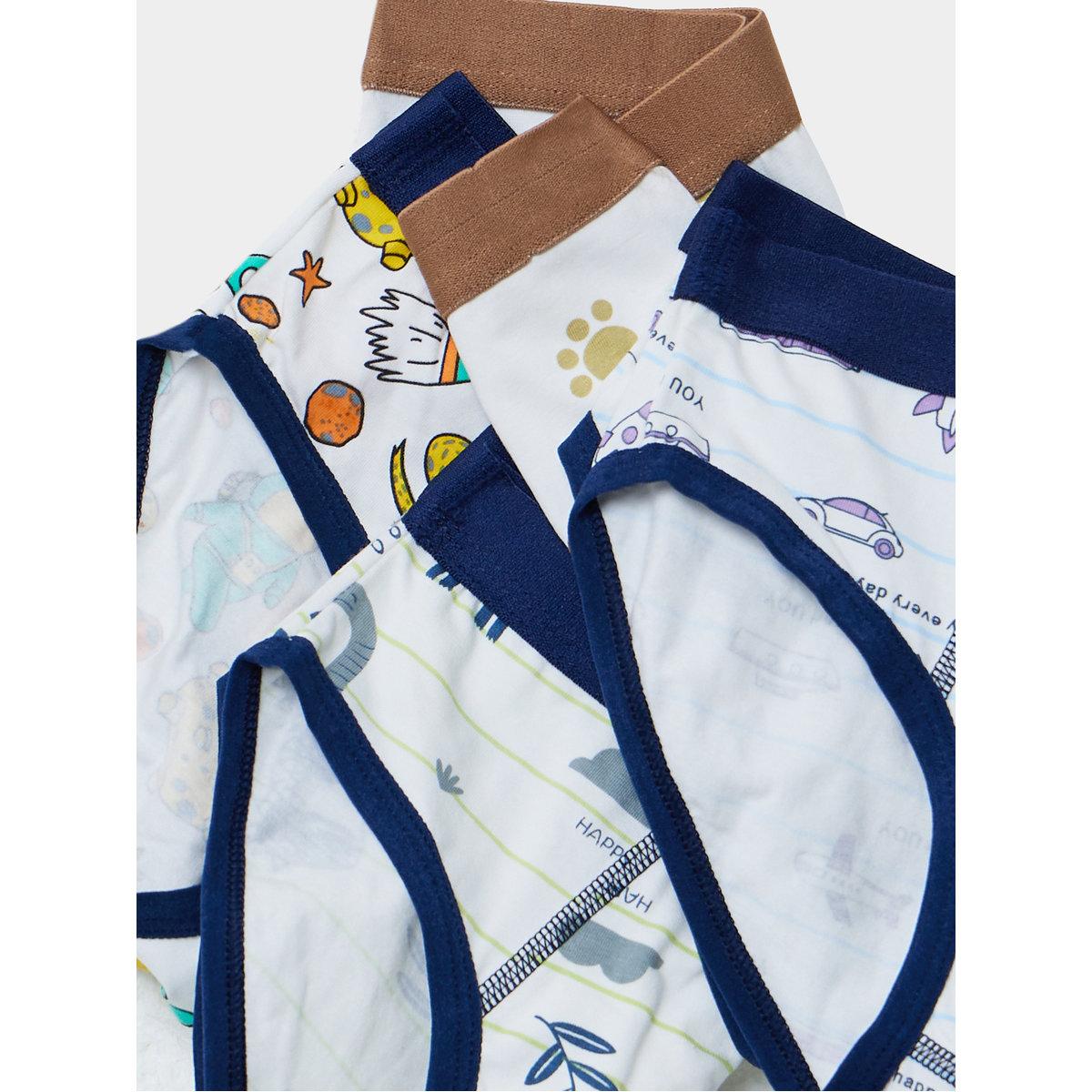 Styli Pack of 4 - Printed Assorted Briefs-boys-clothing-innerwear-image-3