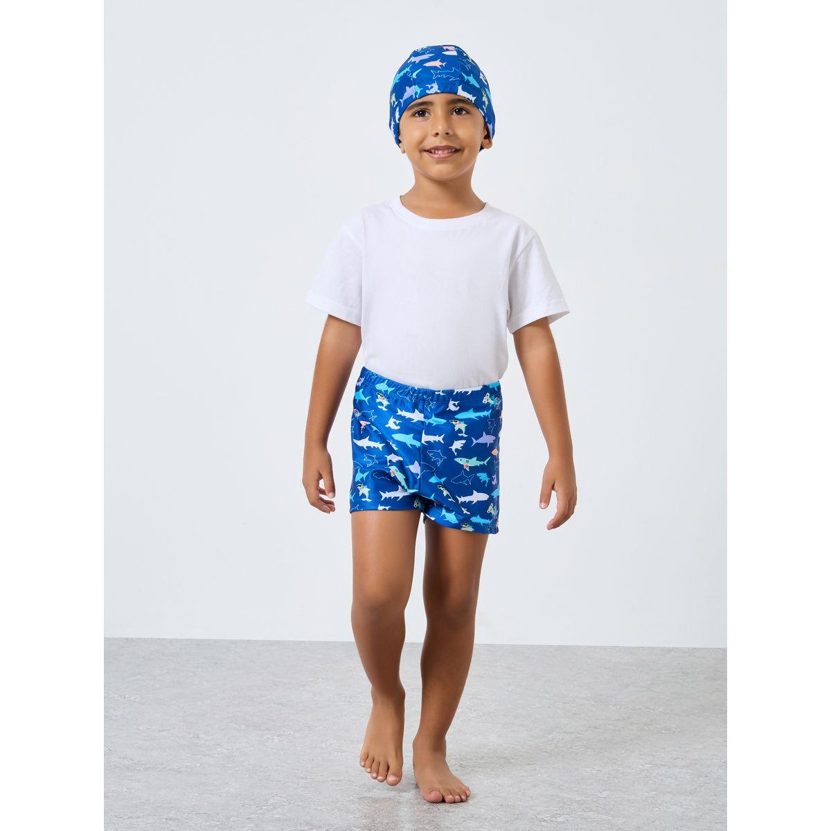 مجموعة من شورت سباحة مع كاب-sports-boys-clothing-sets-image-1