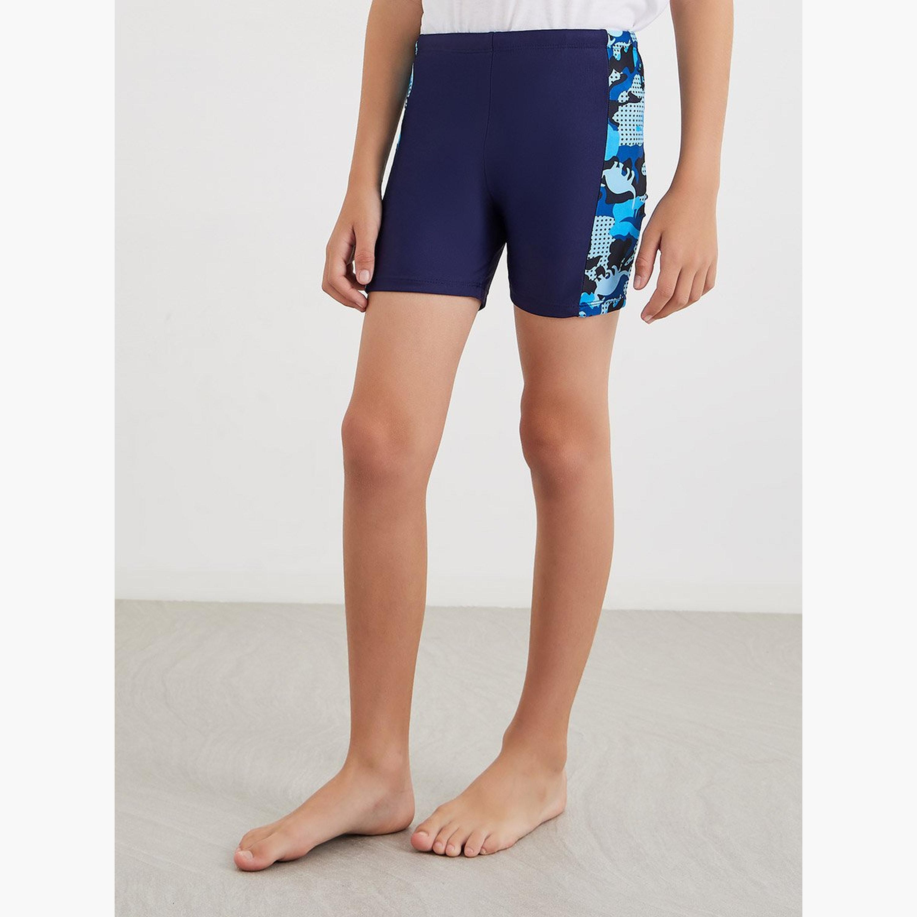 سروال سباحة بطبعة جرافيك-sports-boys-clothing-swimwear-image-1