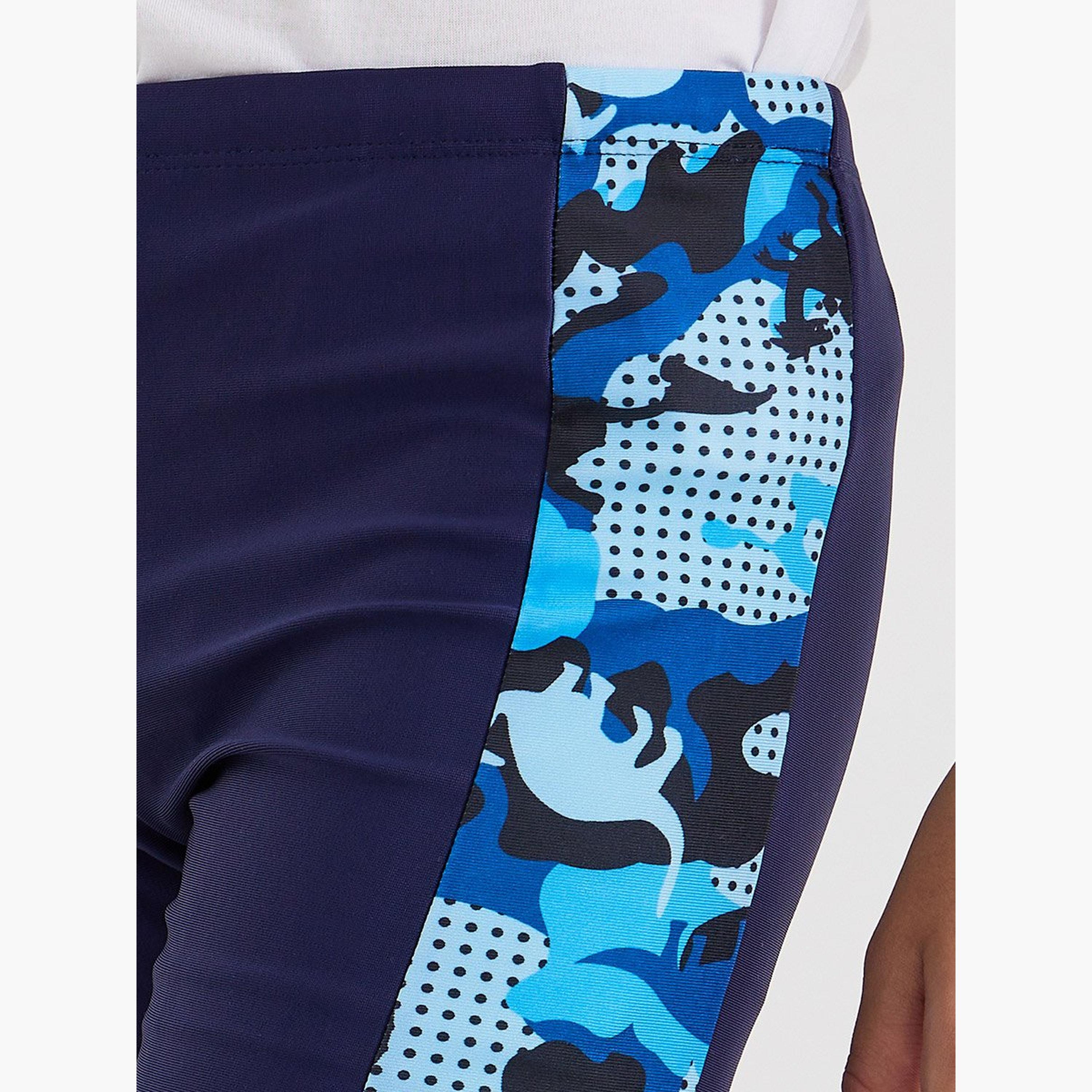 Styli Boys Navy Blue Graphic Swim Trunks-sports-boys-clothing-swimwear-image-4