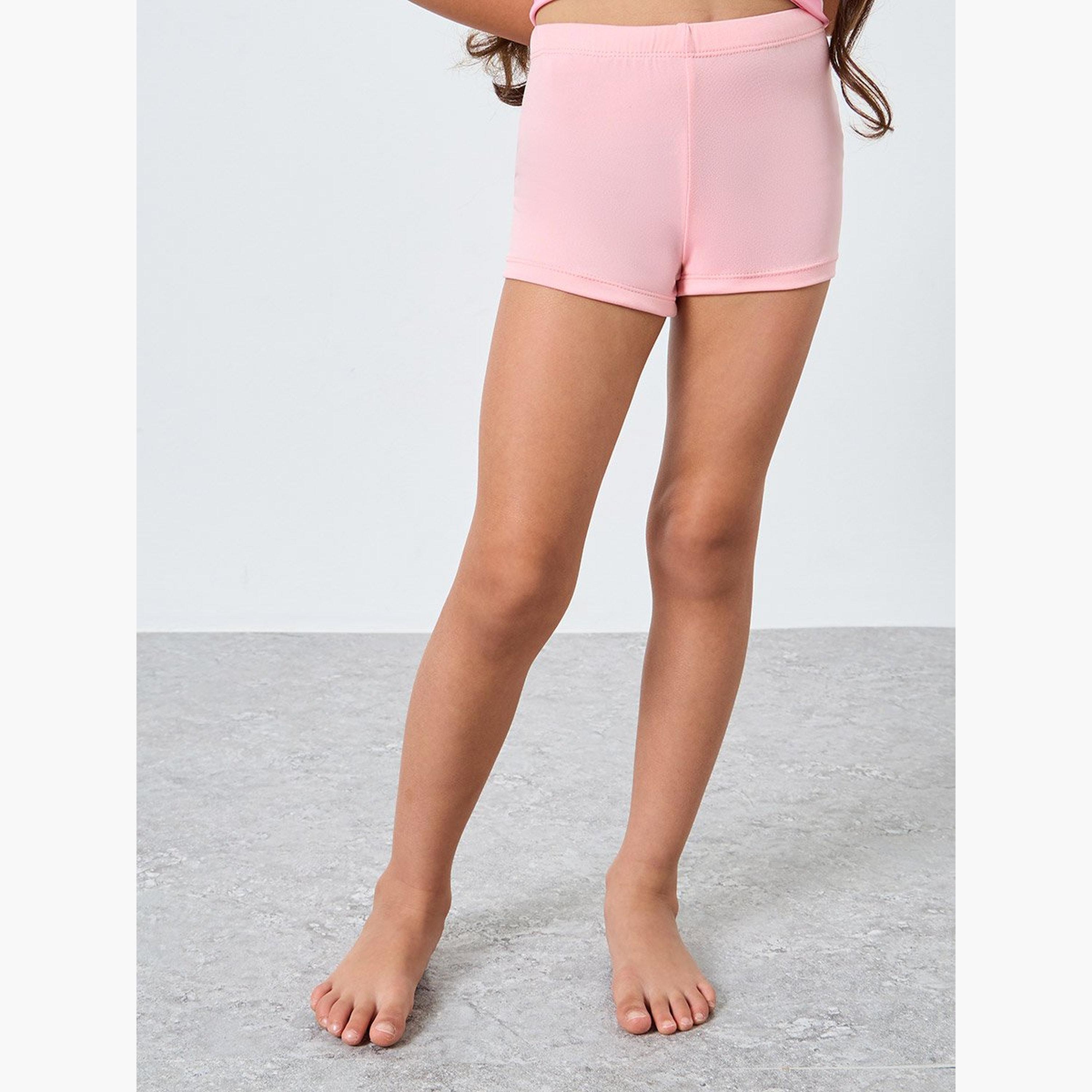 بدلة سباحة بنمط فستان مع شورت-sports-girls-clothing-tops-image-4