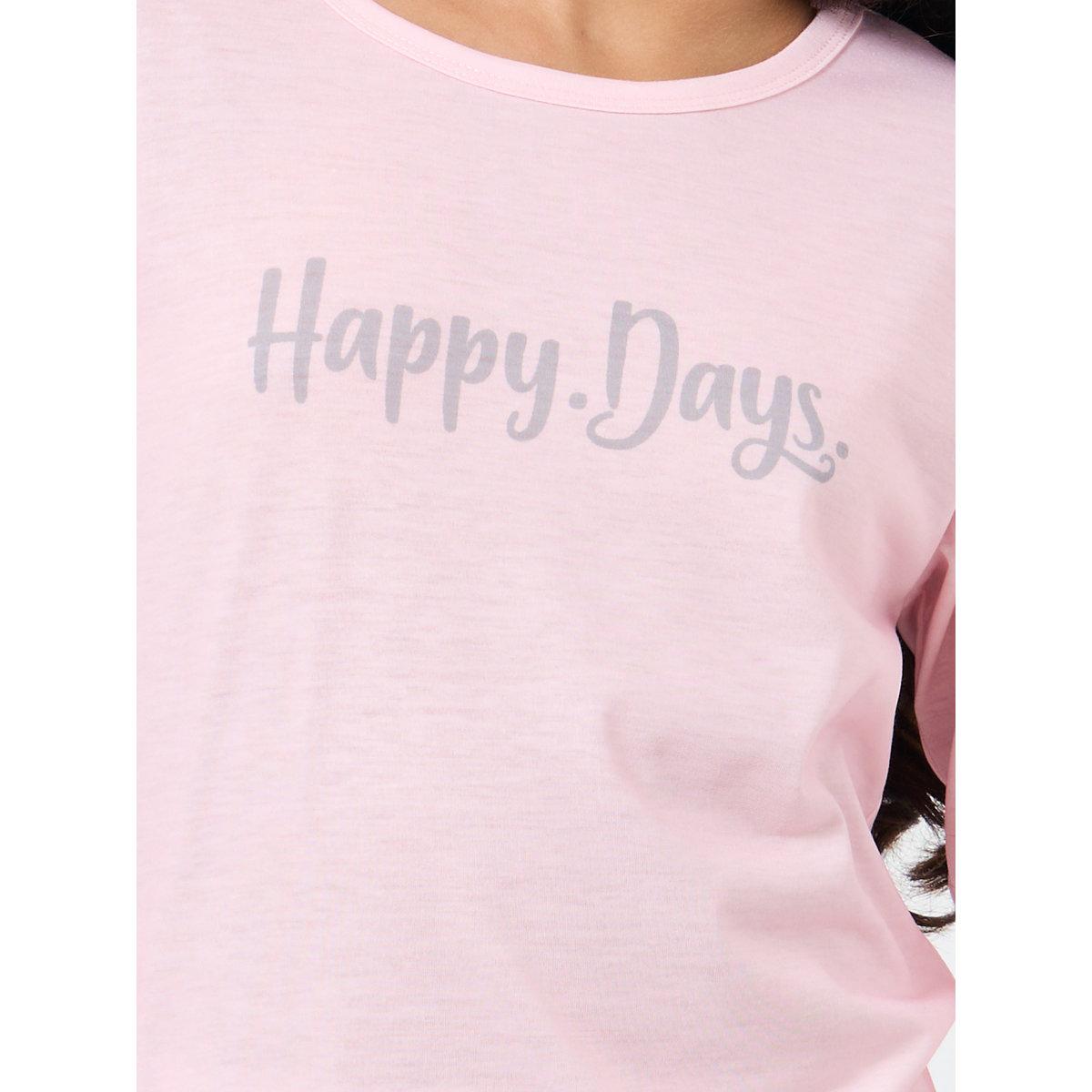 Styli Teen Pink Top and Checkered Pyjama Set-girls-clothing-nightwear-image-4