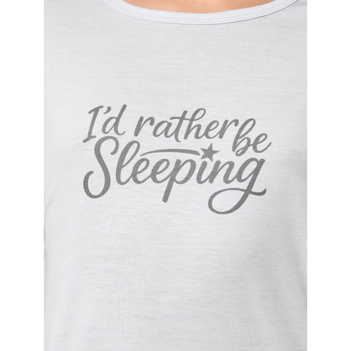 طقم من بنطال بيجاما وتيشيرت بطبعة كتابة-girls-clothing-nightwear-image-3