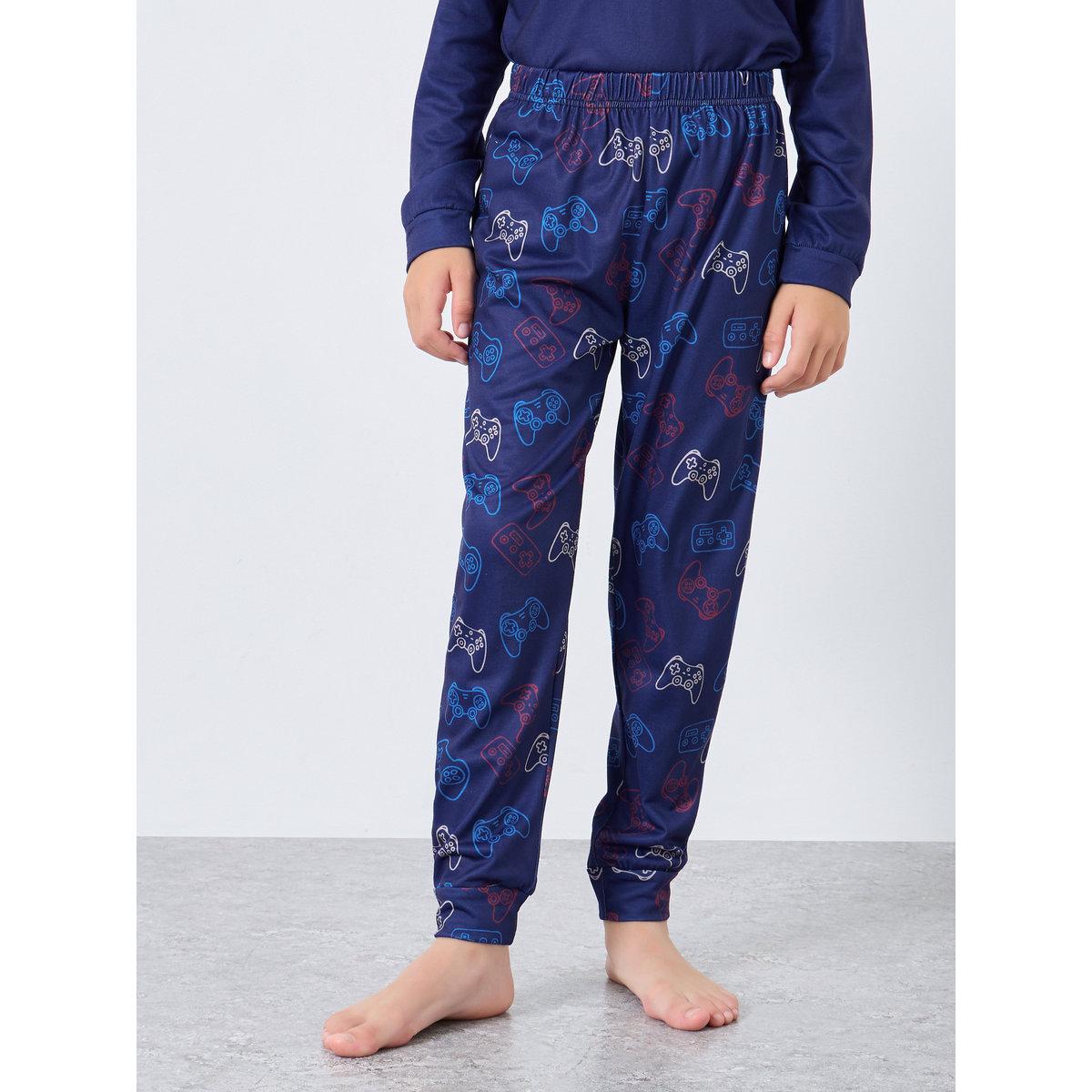 طقم من بنطال بيجاما وتيشيرت بطبعة جرافيك-boys-clothing-nightwear-image-5