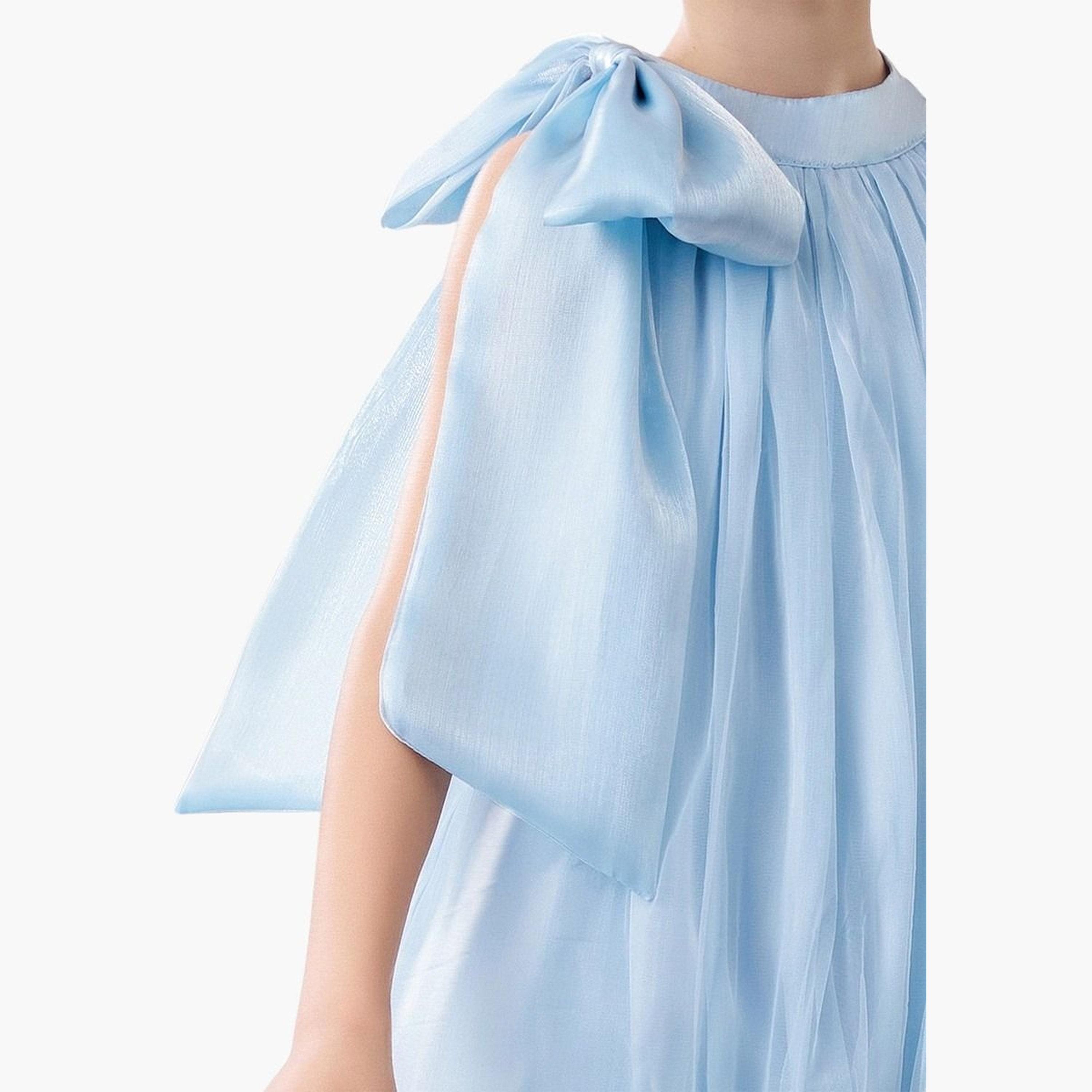 Take Two Girls Halter Bow Detail Ruffle Hem Party Dress-girls-clothing-dressesandjumpsuits-image-6
