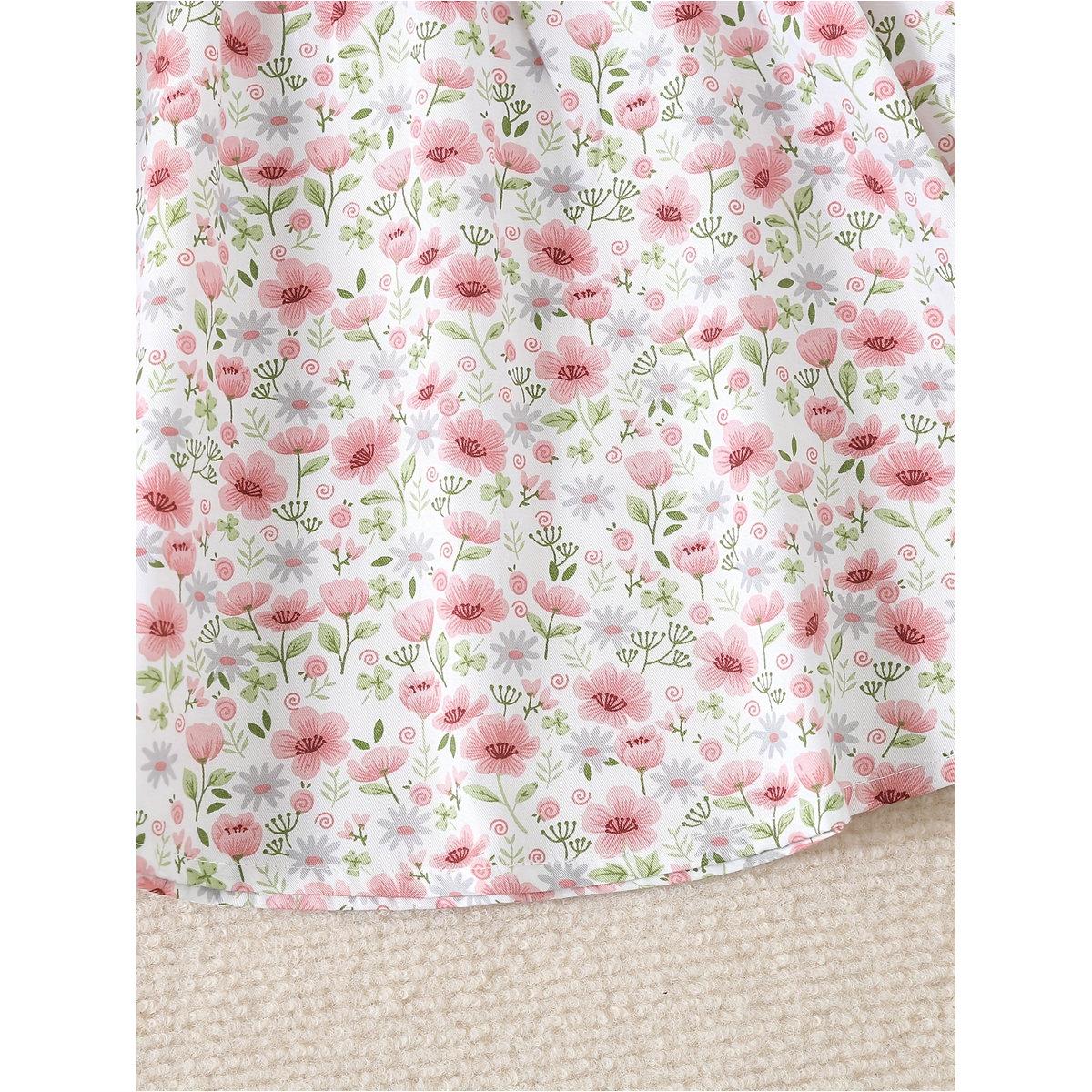بلوزة قطنية بطبعة زهور وتفاصيل كشكش-girls-clothing-blousesandshirts-image-6