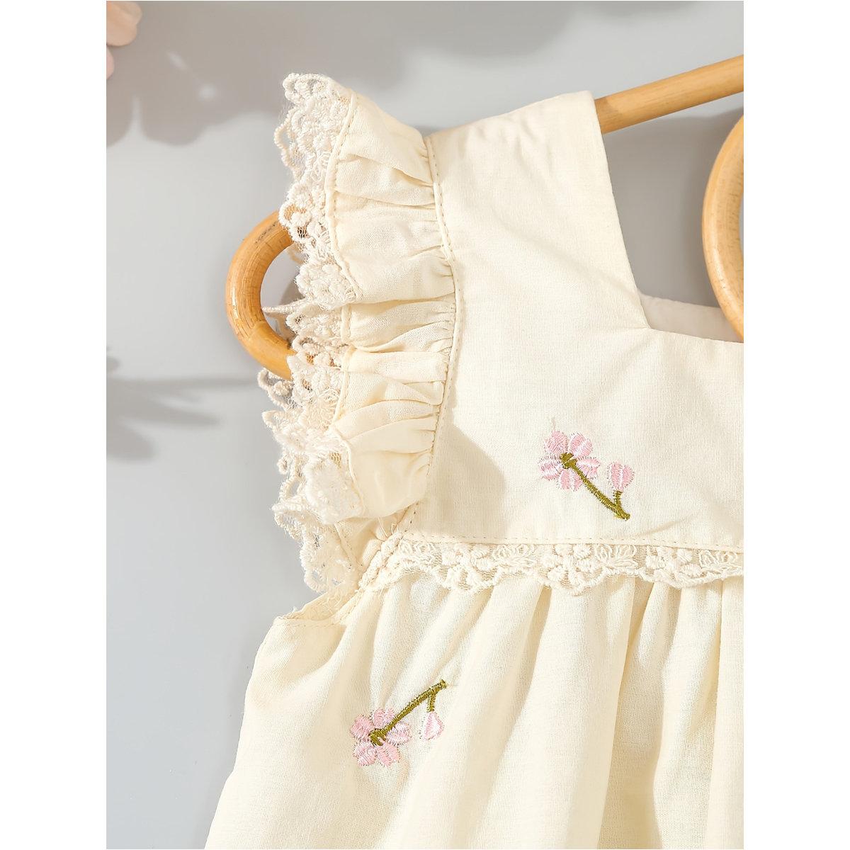 فستان بتفاصيل مُطرزة مع تداخلات دانتيل-girls-clothing-dressesandjumpsuits-image-3