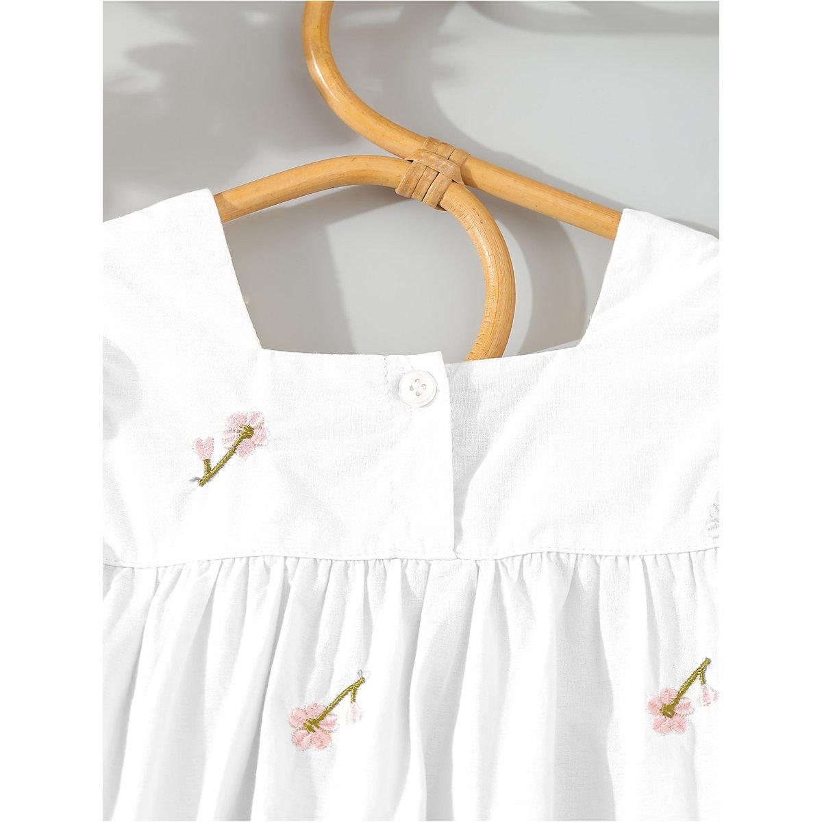 فستان بتفاصيل مُطرزة مع تداخلات دانتيل-girls-clothing-dressesandjumpsuits-image-4