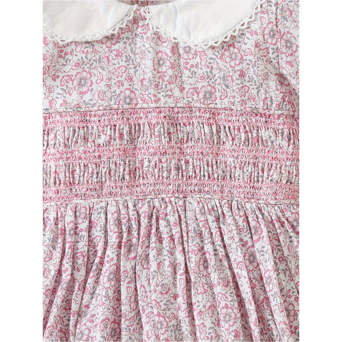 فستان بطبعة زهور مع ياقة بيتر بان-girls-clothing-dressesandjumpsuits-image-4