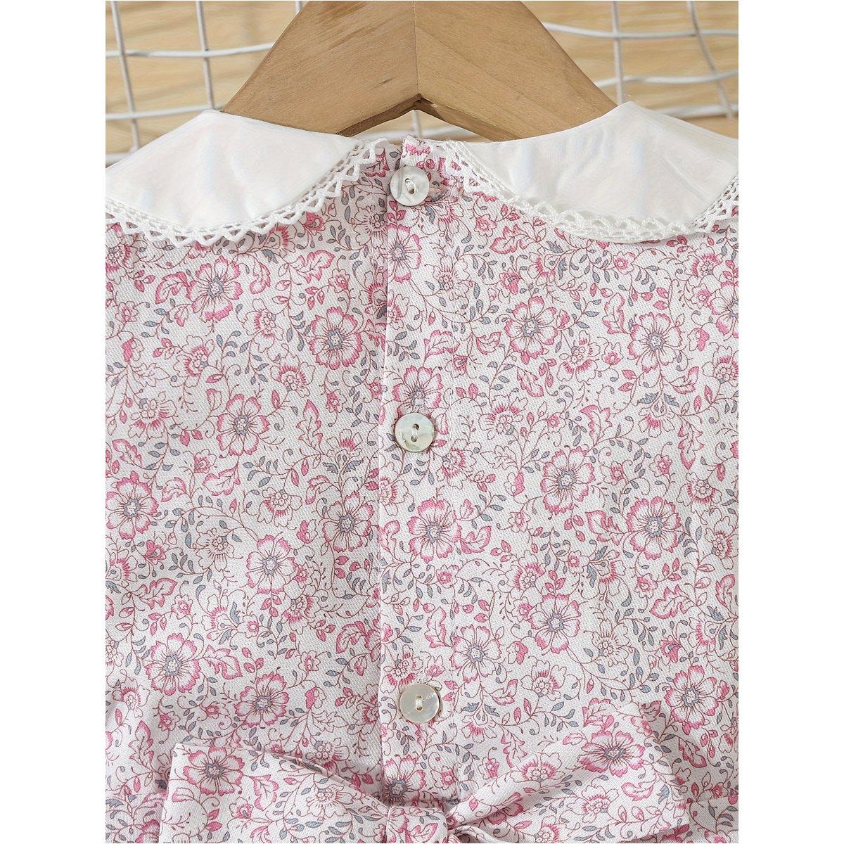 فستان بطبعة زهور مع ياقة بيتر بان-girls-clothing-dressesandjumpsuits-image-6