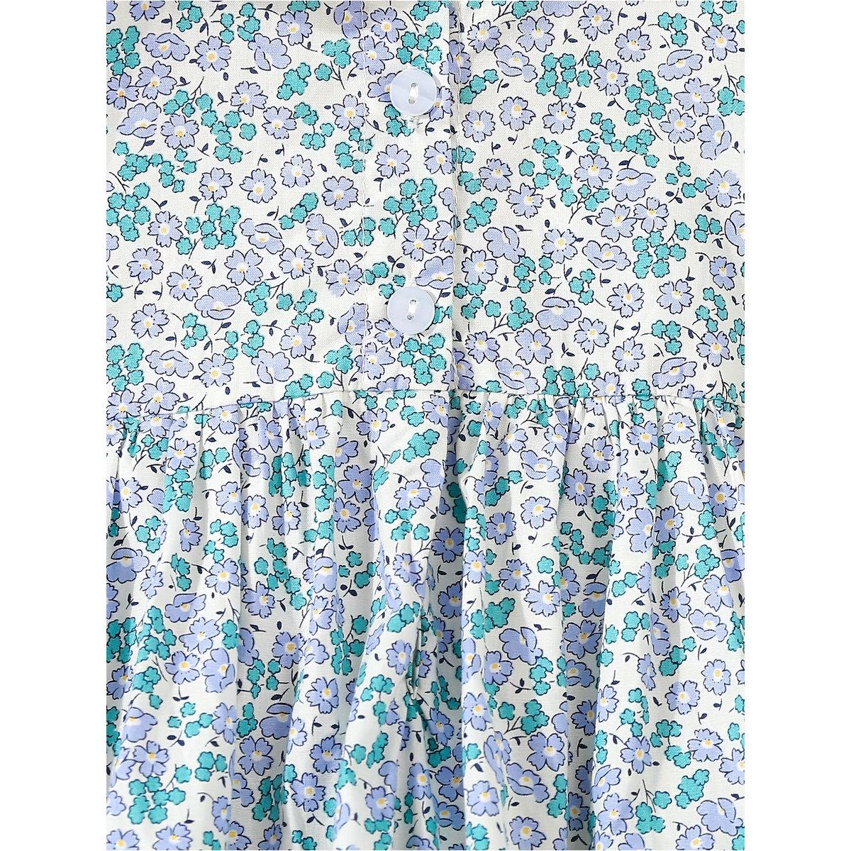 فستان بتفاصيل مُجمعة وياقة بيتر بان-girls-clothing-dressesandjumpsuits-image-6