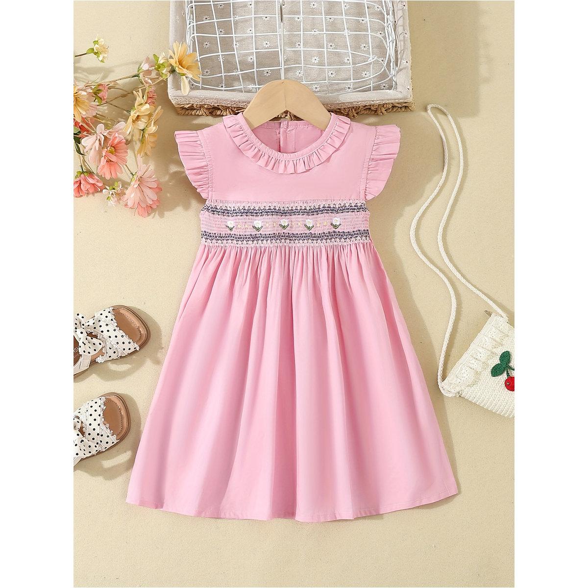 فستان بتفاصيل مُطرزة-girls-clothing-dressesandjumpsuits-image-1