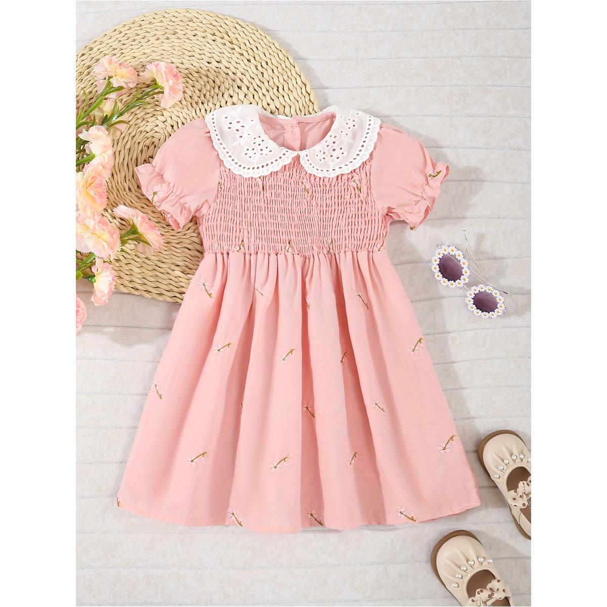 Styli Girls Cotton Floral Embroidery Dress-girls-clothing-dressesandjumpsuits-image-1