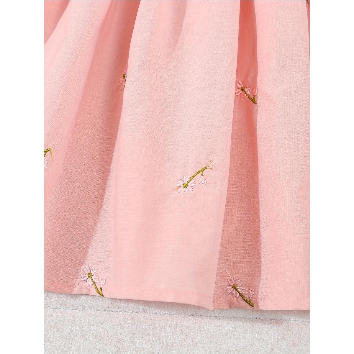 Styli Girls Cotton Floral Embroidery Dress-girls-clothing-dressesandjumpsuits-image-7