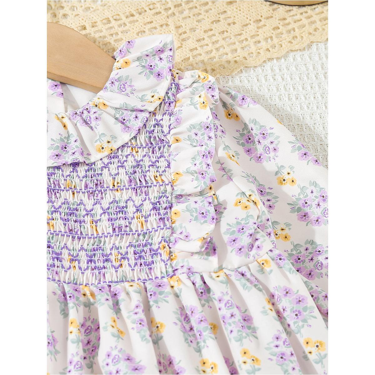 فستان بطبعة زهور مع أكمام طويلة-girls-clothing-dressesandjumpsuits-image-5