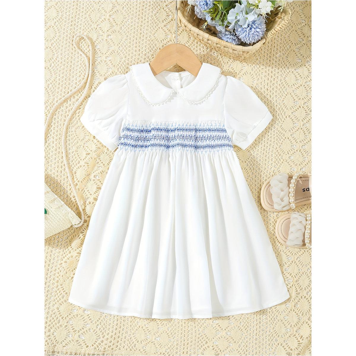 فستان بتفاصيل ياقة بيتر بان-girls-clothing-dressesandjumpsuits-image-1