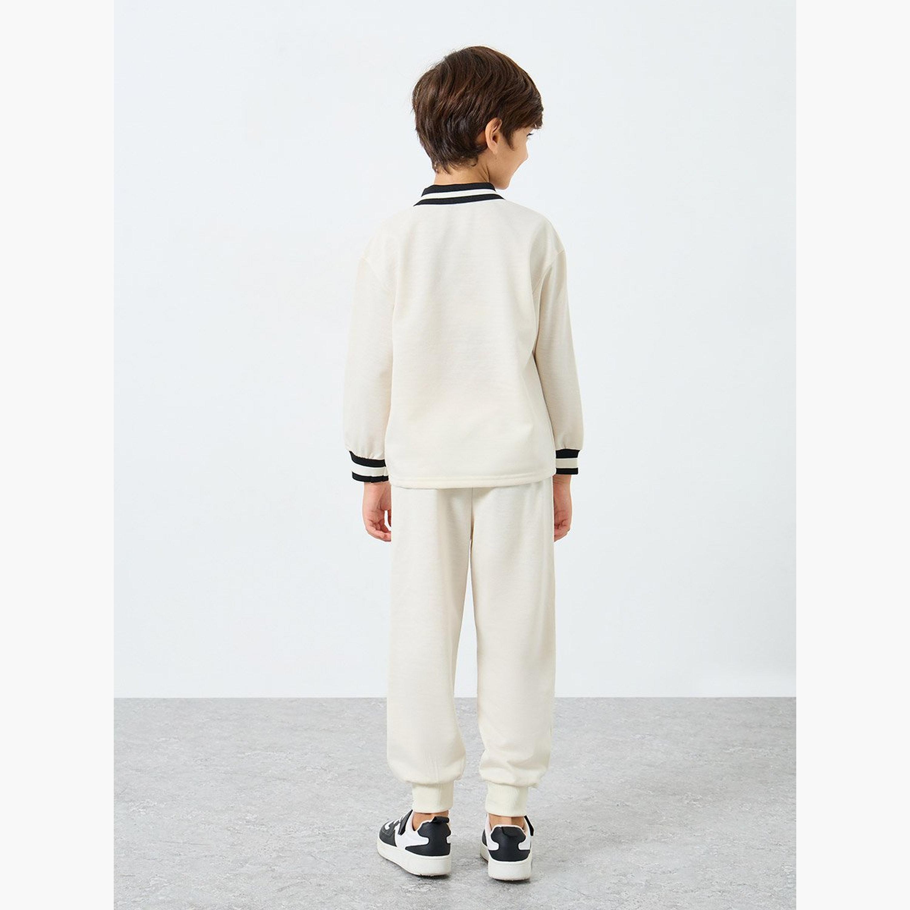Styli Boys Half Zip Printed Polo and Joggers Set-boys-clothing-setsandcoords-image-5