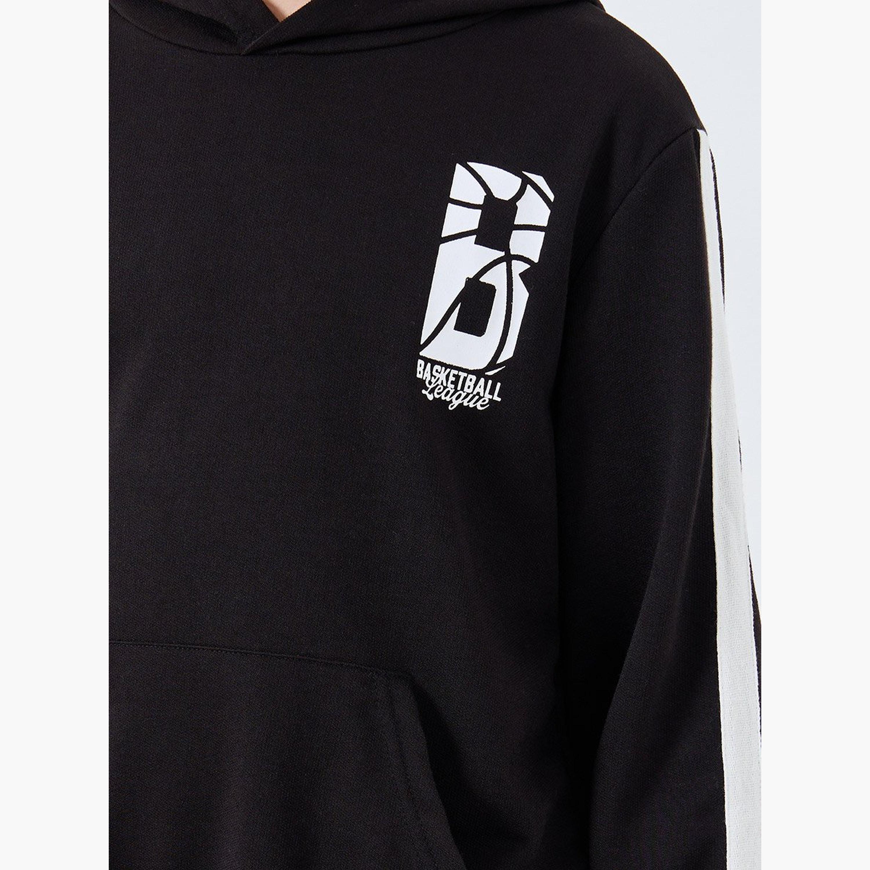 ستايلي - طقم هودي وبنطال رياضي أسود للمراهقين-boys-clothing-setsandcoords-image-3